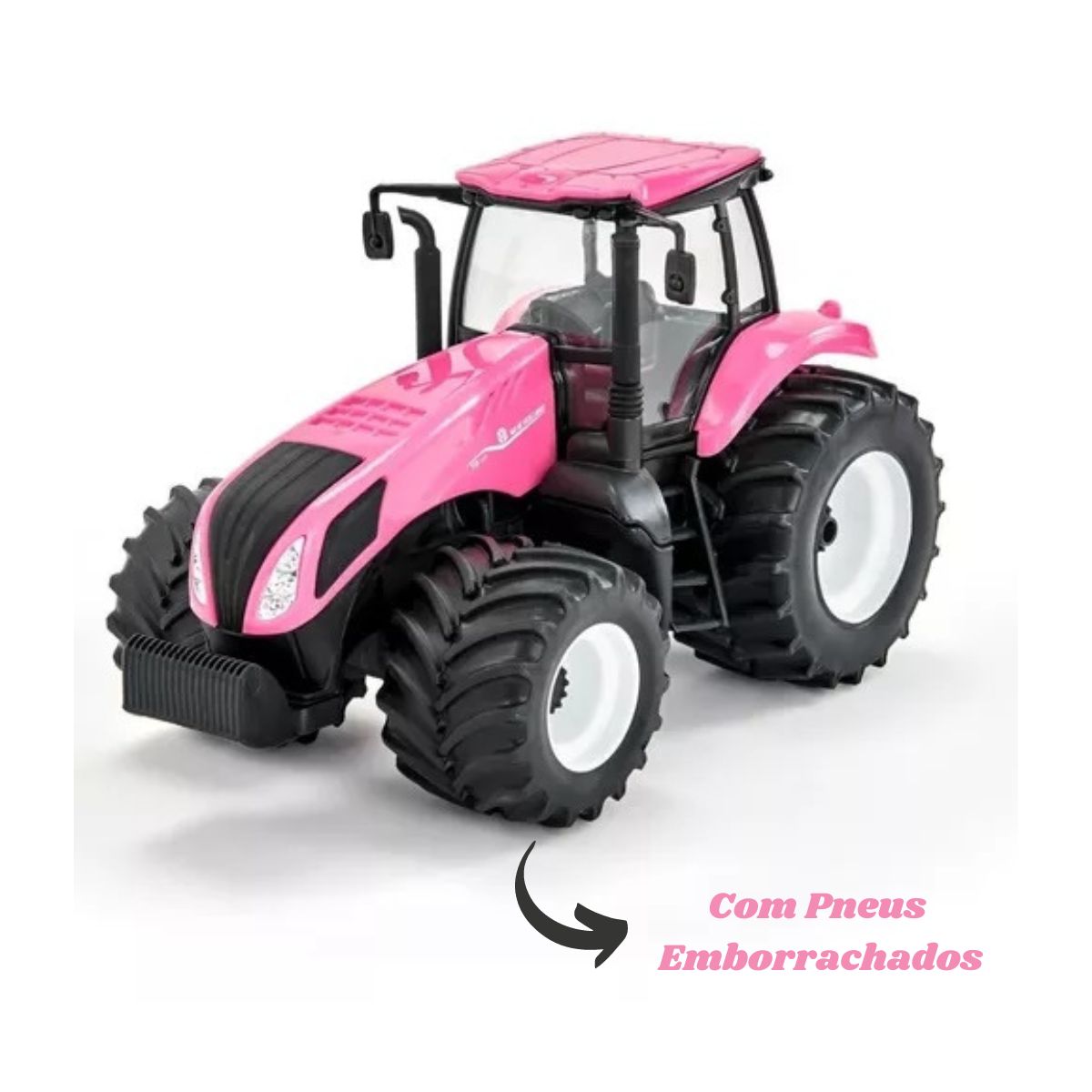 Brinquedo Trator New Holland T8 Agriculture Rosa - Usual Brinquedo Trator New Holland T8 Agriculture Rosa - Usual